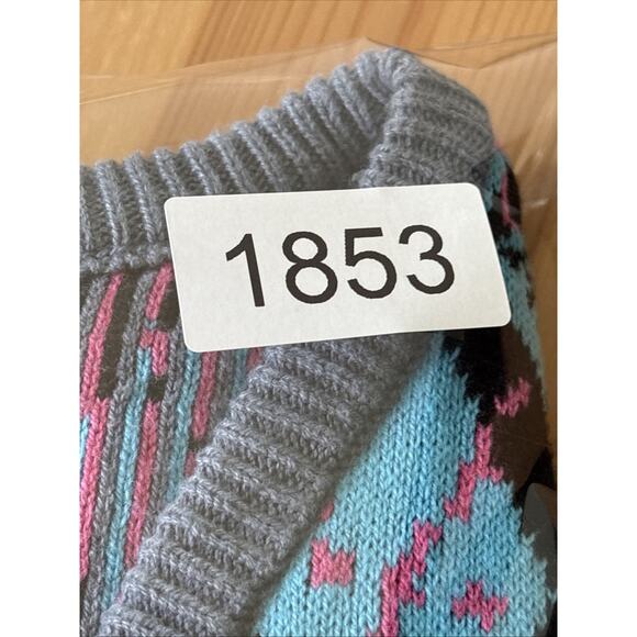 Monster High Sweater Vest Small Spirit Halloween Frankie Stein Inspired Goth - Picture 6 of 7